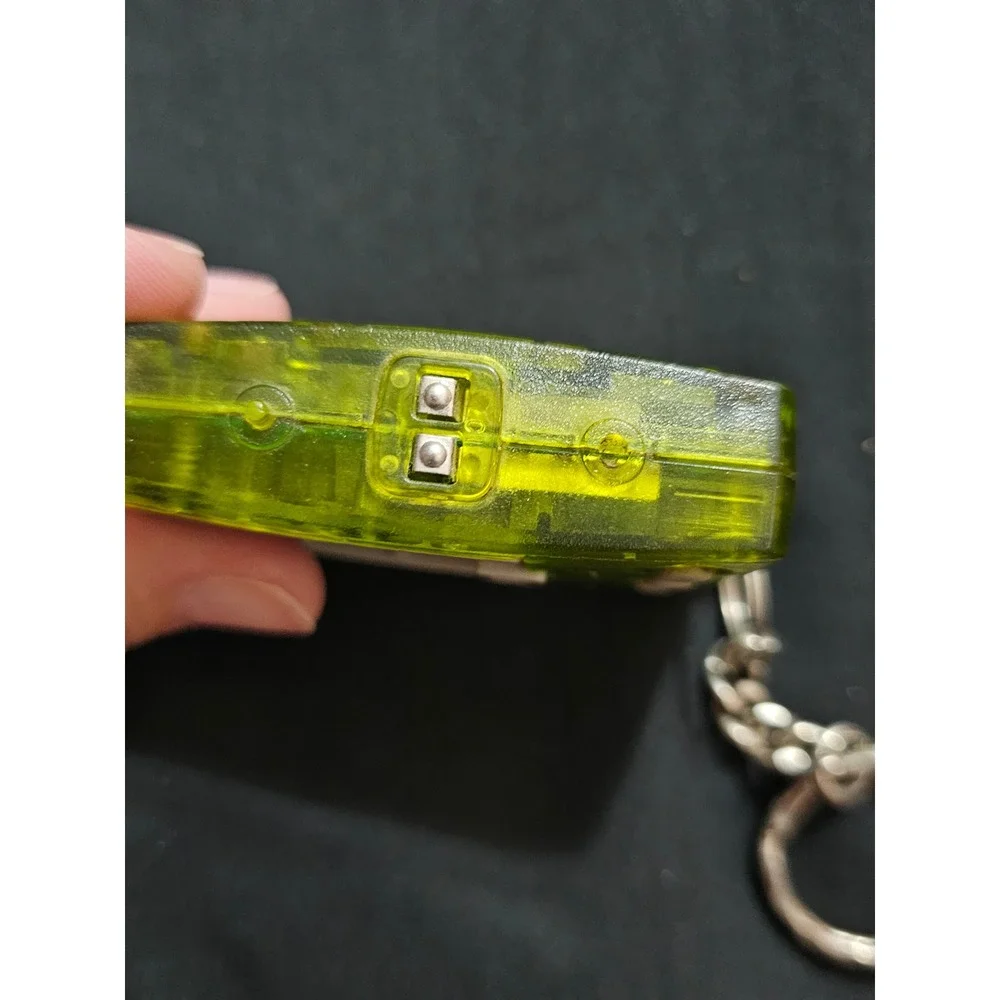 Vintage 1997 Bandai Digimon Virtual Pet Translucent Neon Green Digital Monster